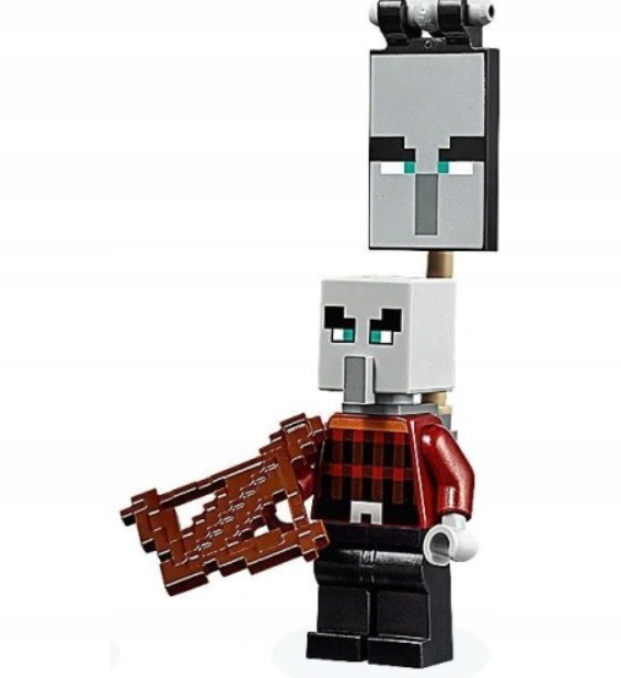Figurka min124 os LEGO Minecraft Pillager OSPRZĘT