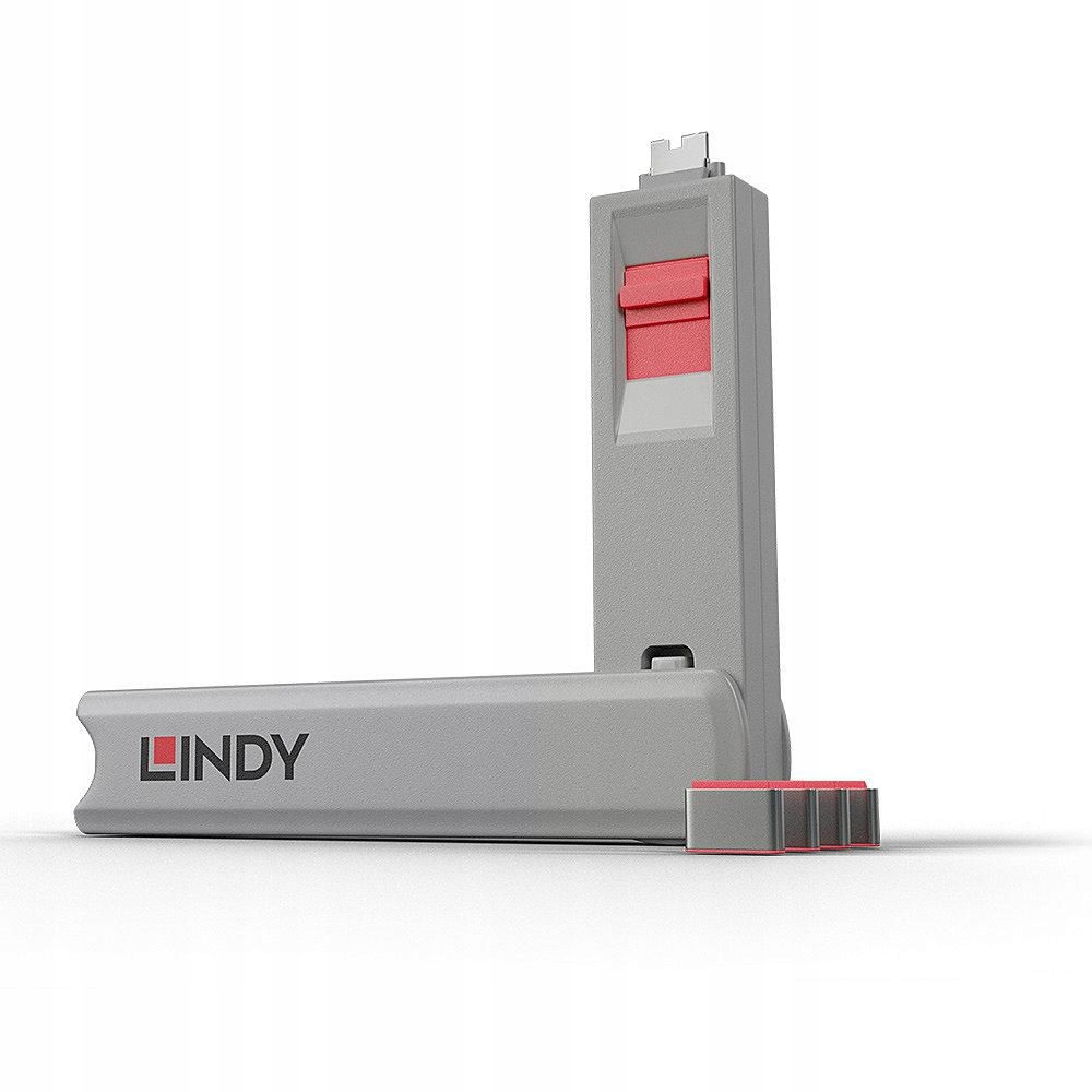 Lindy USB Port Blocker - Packx4 Pink