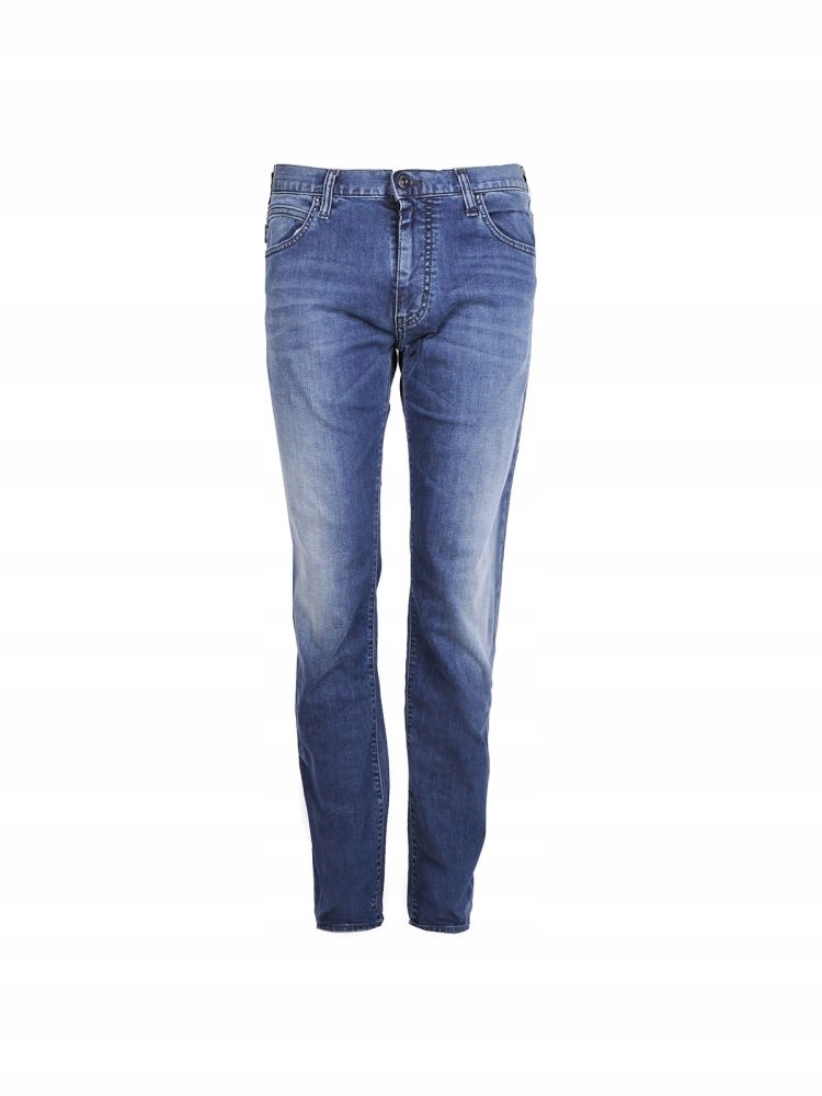 EMPORIO ARMANI J45 SPODNIE JEANSY SLIM FIT 40/34 -