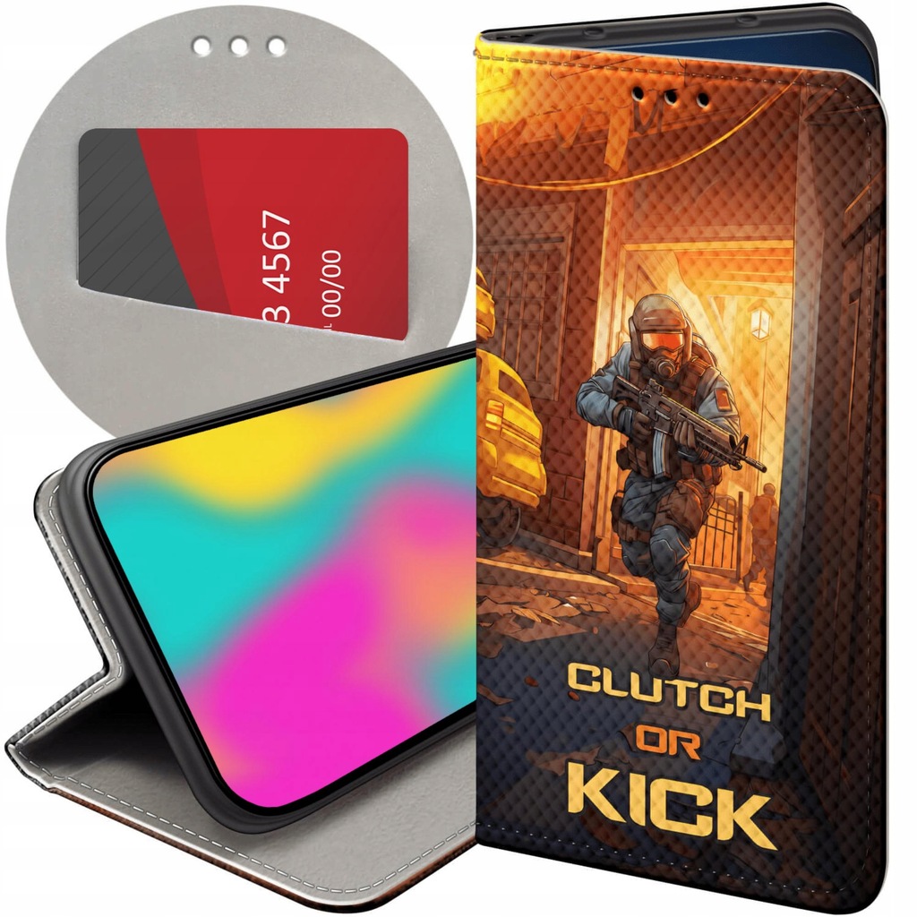 ETUI Z KLAPKĄ DO SAMSUNG GALAXY J5 (2017) WZORY CS GO COUNTER-STRIKE CASE