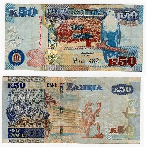 ZAMBIA 2012 50 KWACHA
