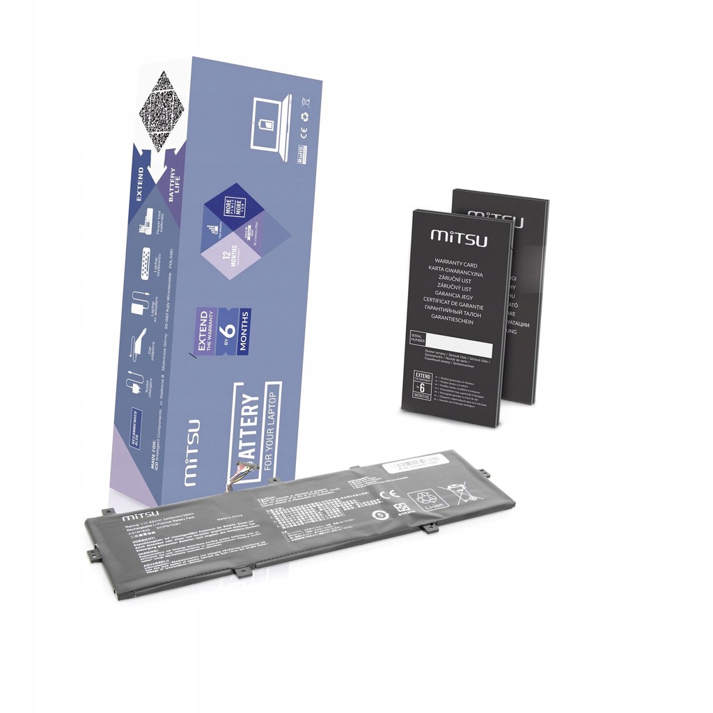 Bateria C31N1620 do Asus Zenbook UX430 UX430U