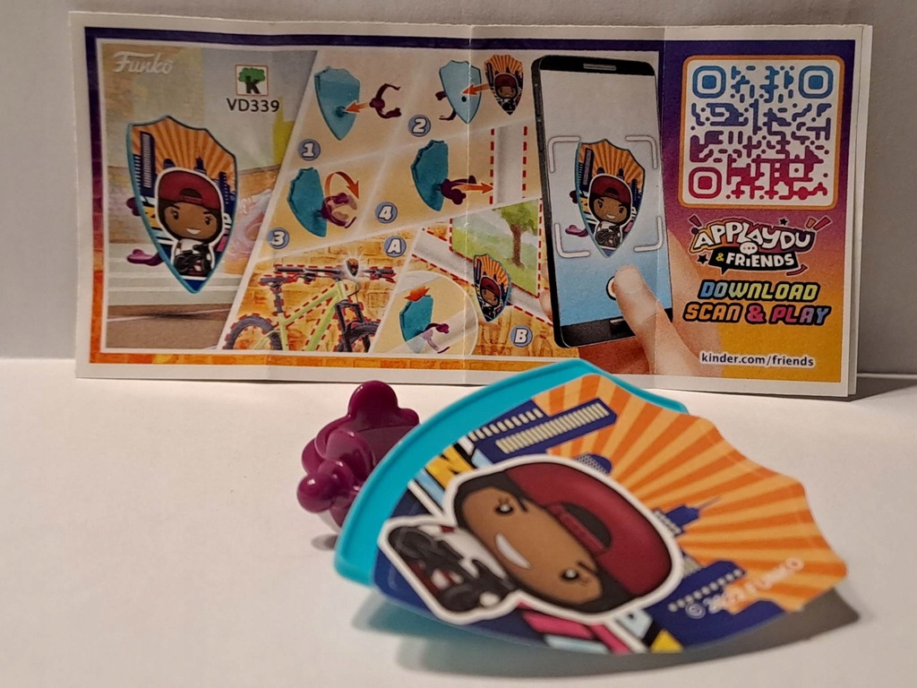 Kinder Joy Funko Pierścionek Tarcza VD339