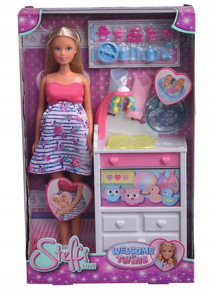 J3959 SIMBA LALKA BARBIE W CIĄŻY BLIŹNIACZEJ