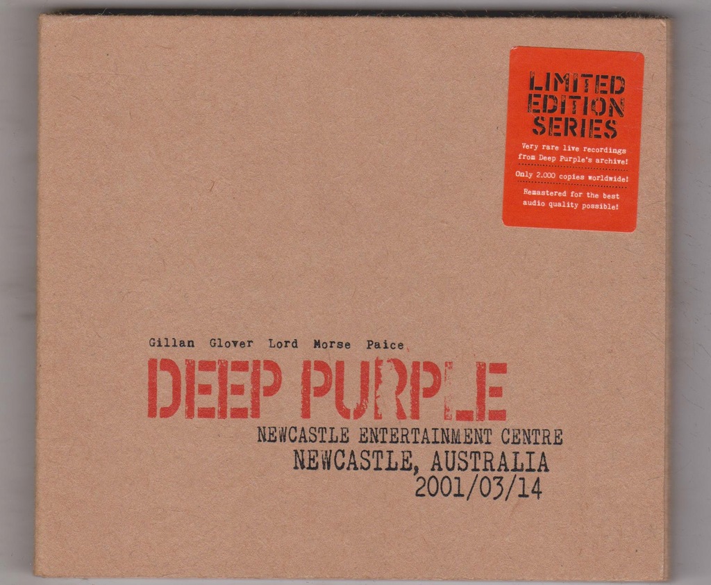 Deep Purple Live Newcastle 2001 ( 2 CD ) 11969867670 oficjalne