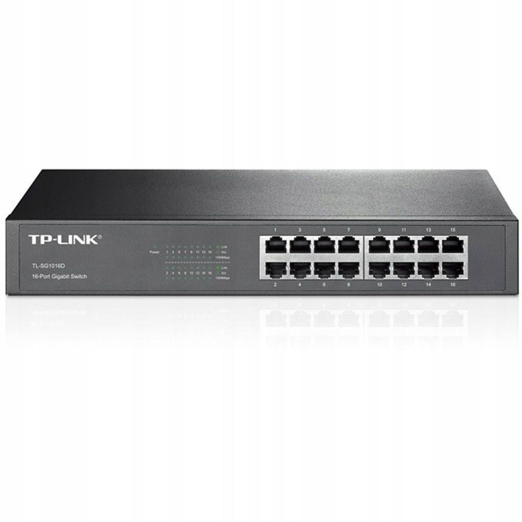 TP-LINK Przełącznik Gigabit Ethernet 16 portów