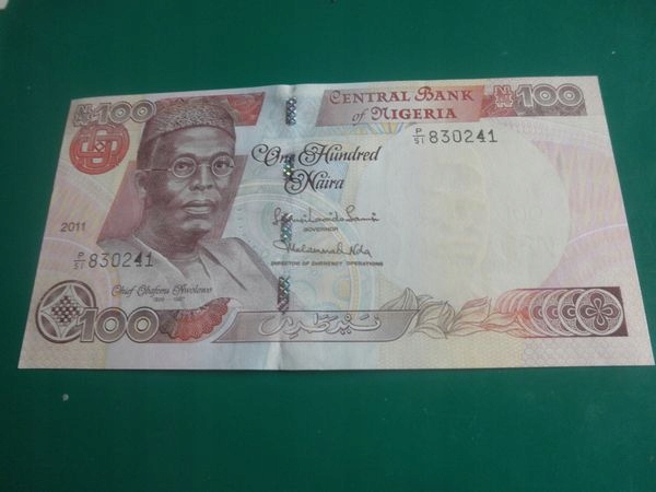 NIGERIA - 100 NAIRA- 2011 UNC
