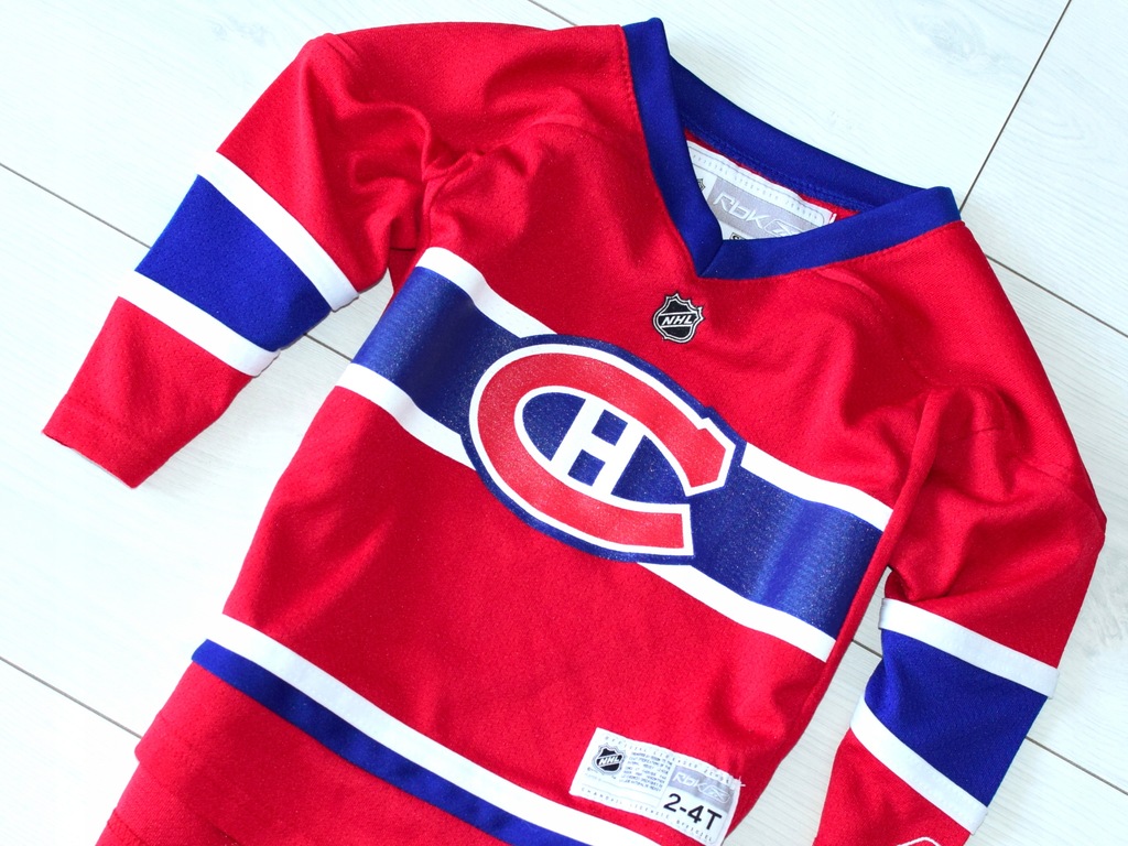 REEBOK _ MONTREAL CANADIENS _ NHL BLUZA _ 2/4 LATA