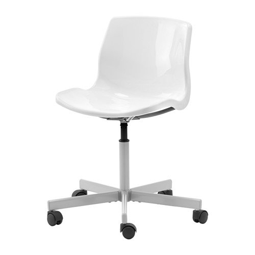 Ikea Snille Krzeslo Biurowe Obrotowe Biale Fotel 7429748463 Oficjalne Archiwum Allegro