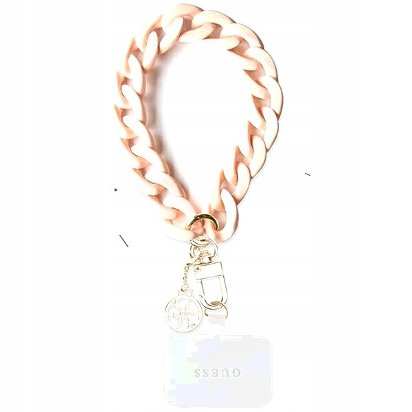 Guess pasek GUOUCBMC4MP różowy HDSP Large Chain Acrylic 4G Charm