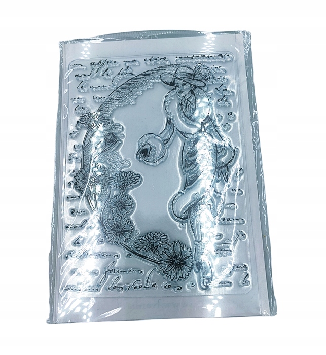 6183-7 KANBAN m#k STEMPLE SILIKONOWE KWIATY NAPISY