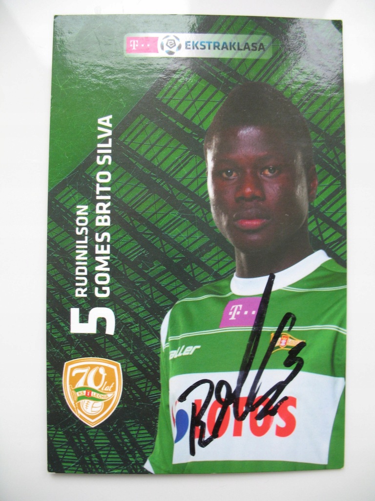 Karta klubowa Lechia autograf Rudinilson 14/15