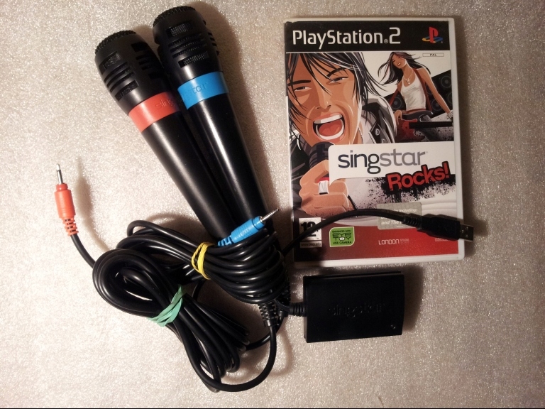 Mikrofony + gra - SingStar Playstation 2 - PS2 PS3