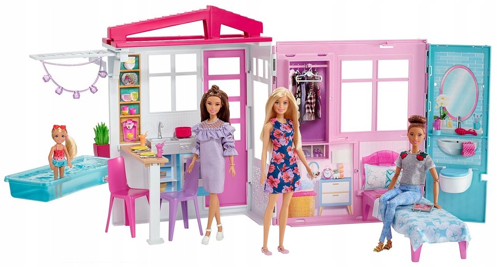 BARBIE PRZYTULNY DOMEK DLA LALEK FXG54 MATTEL