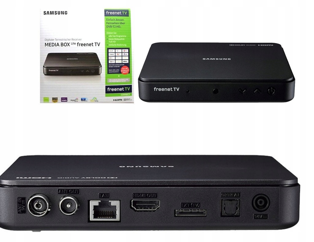 Samsung GX-MB540 Tuner Dekoder DVB-T2 USB HDMI LAN HEVC Anynet + pilot