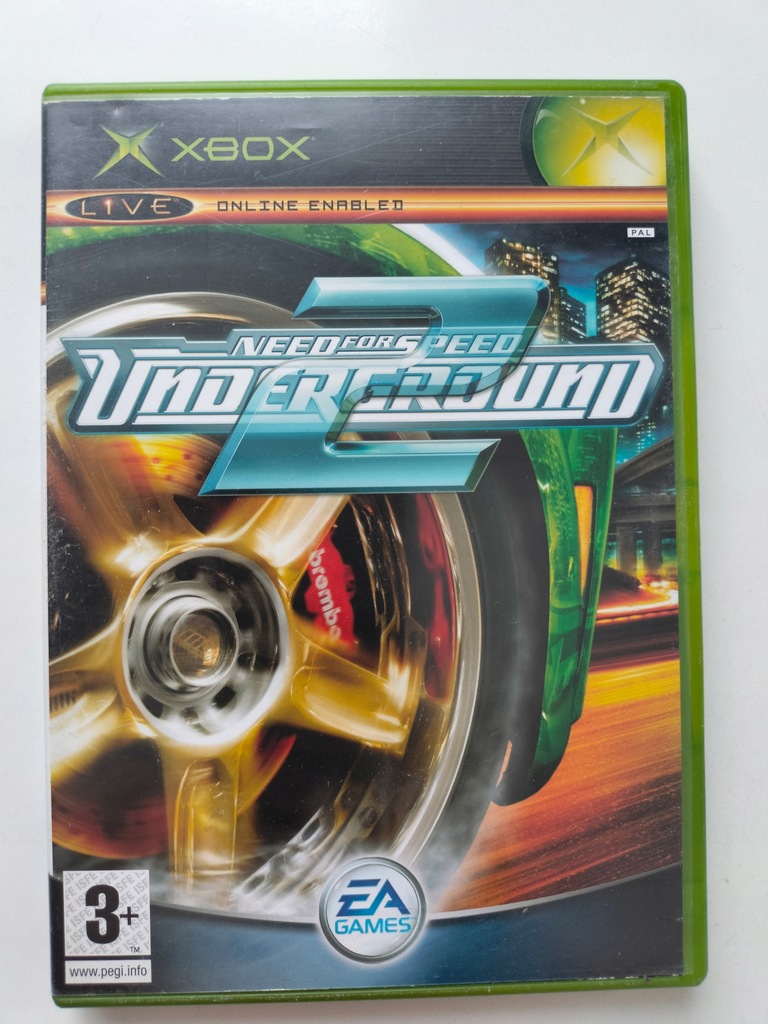 NEED FOR SPEED UNDERGROUND 2 XBOX PAL * ENG *