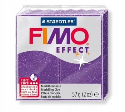 FIMO EFFECT 57G FIOLETOWY BROKATOWY STAEDTLER