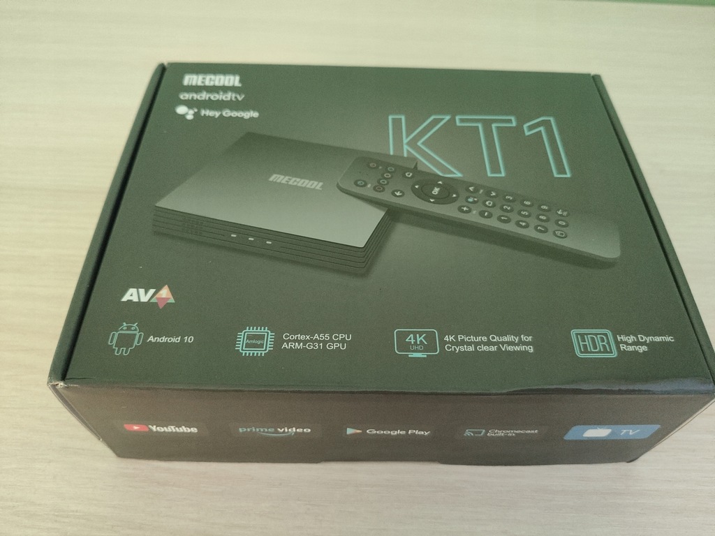 Tuner DVB-T2 HEVC android box Mecool KT1 - 12357799033 - oficjalne ...