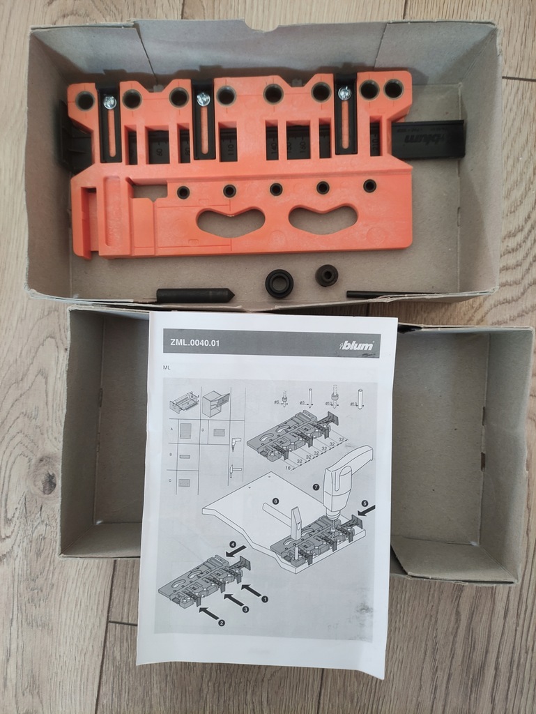BLUM WZORNIK UNIWERSALNY DO FRONTÓW ZML.0040.01 10765681145