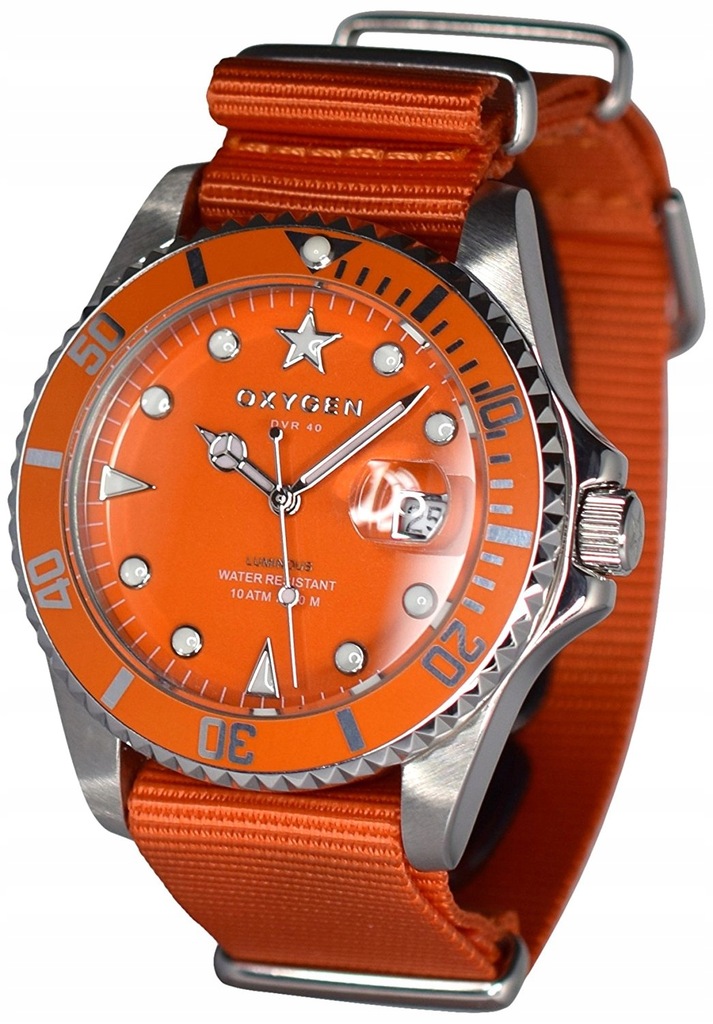 Zegarek OXYGEN EX-D-SEA-40-OR unisex pomarańczowy
