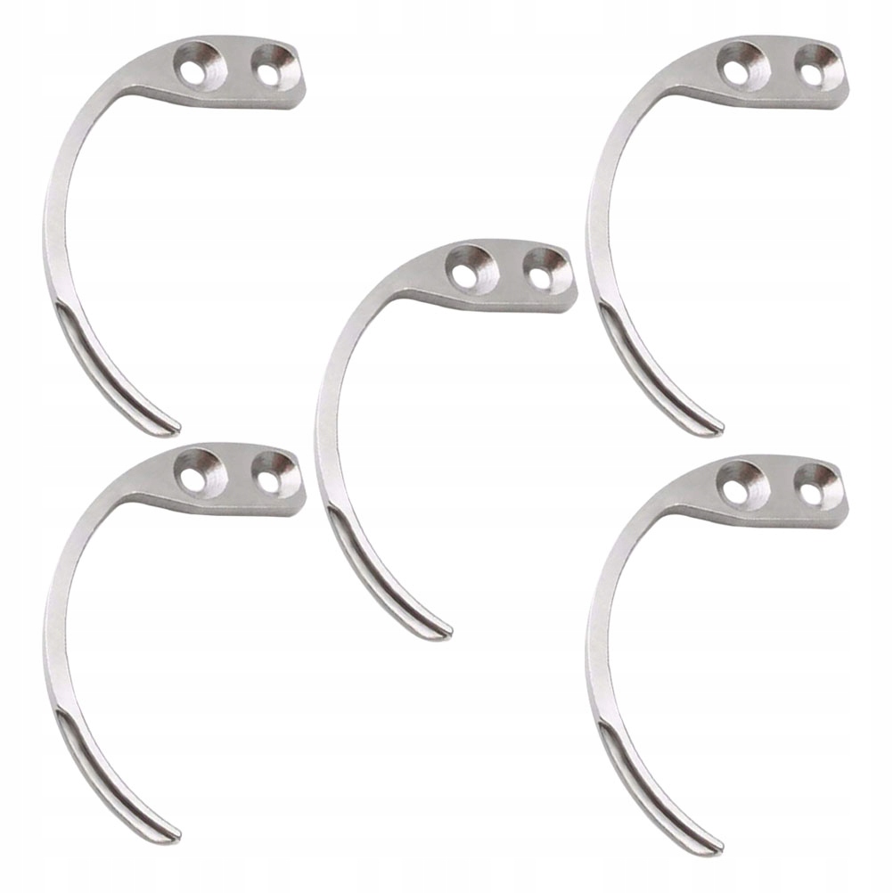 5 PCS SLIPPER HARD TAG HOOK STAINLESS STEEL ANTI