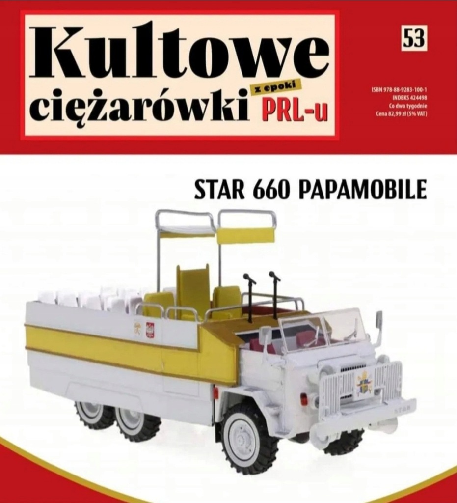 KULTOWE CIĘŻARÓWKI PRL-U STAR 660 PAPAMOBILE 53