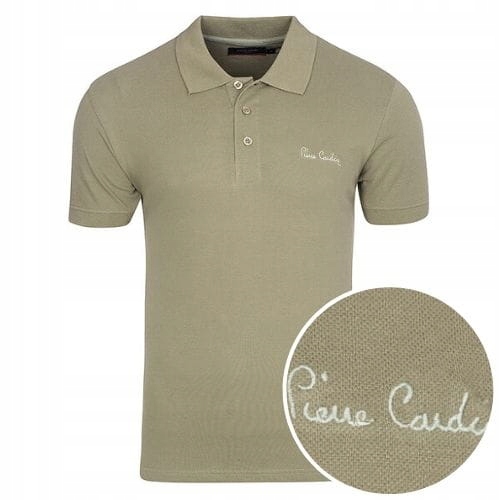 Koszulka polówka męska POLO PIERRE CARDIN KHAKI S