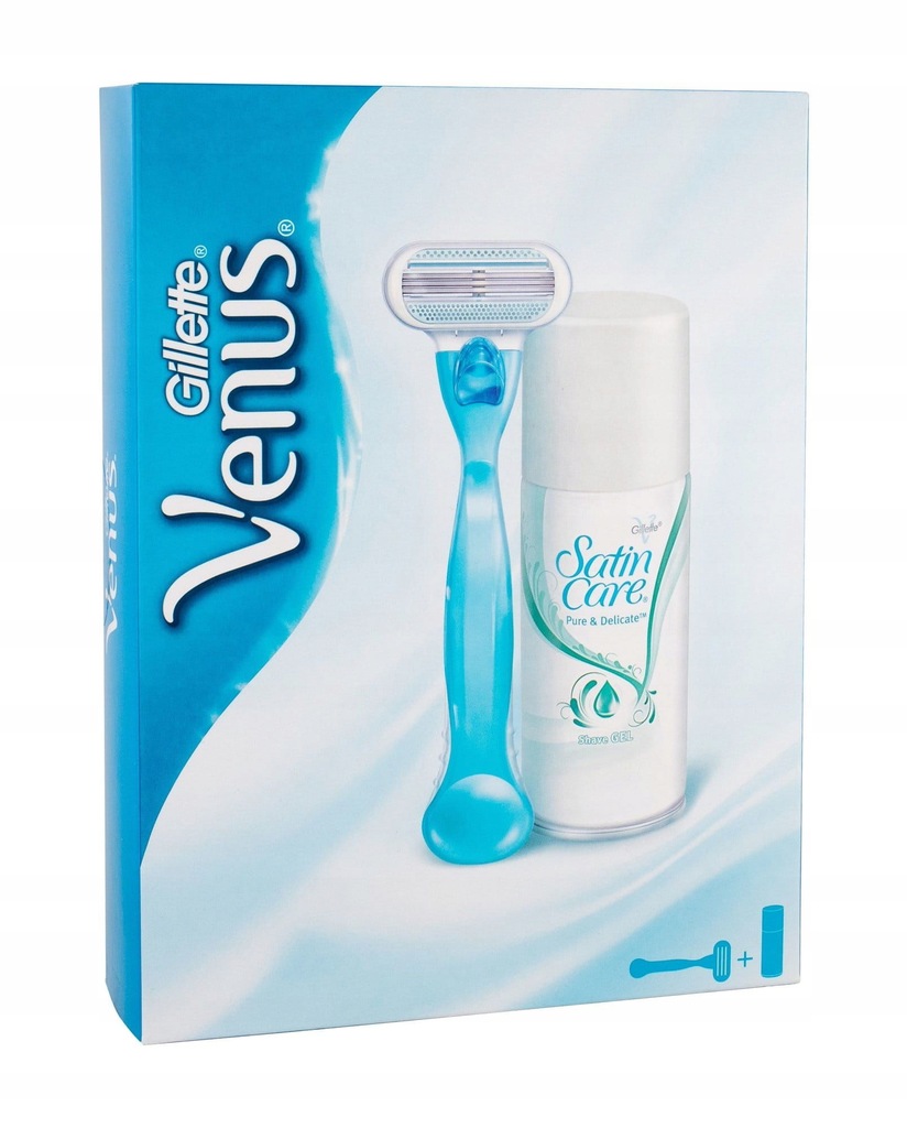 Zestaw Gillette Venus Maszynka + Żel Satin Care