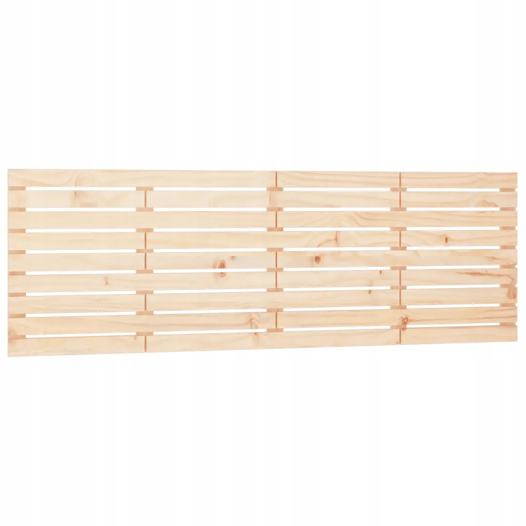 Wezgłowie łóżka, 206x3x63 cm, lite drewno sosnowe