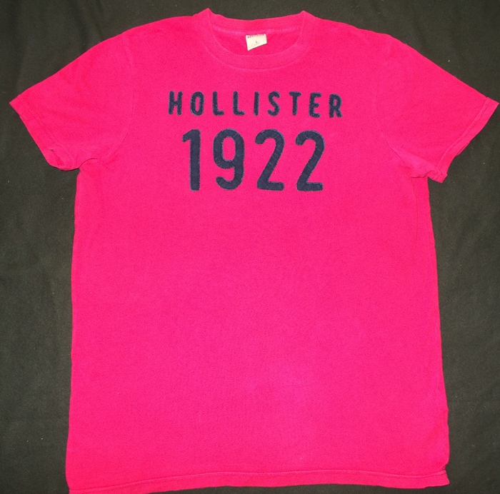 HOLLISTER - RÓŻOWA KOSZULKA ROZM.L