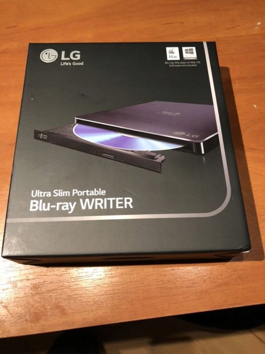 Napęd Blu Ray ultra slim USB LG bp55eb40 DVD