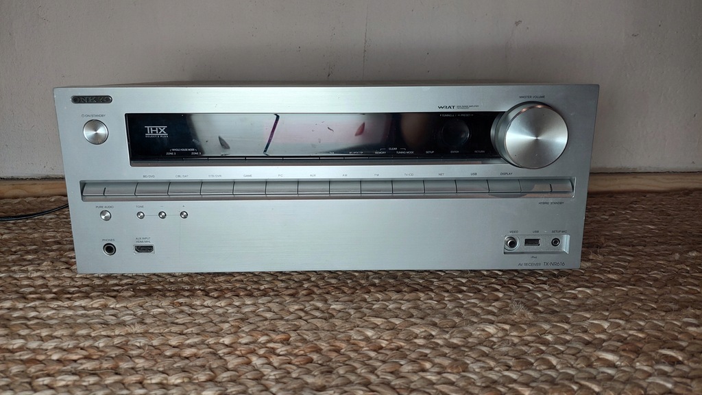 Amplituner ONKYO TX-NR616 7.2 srebrny