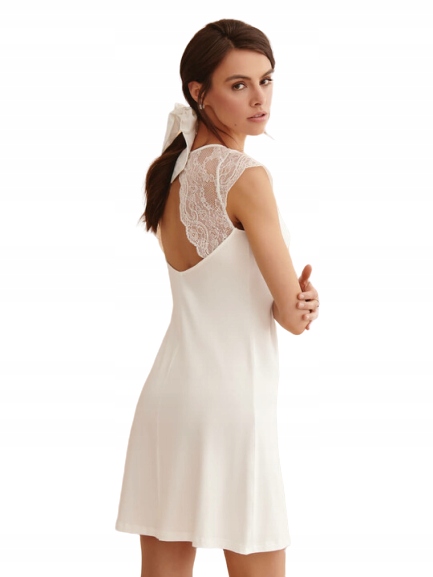 Koszulka Vanilla NIGHTDRESS 3411 01 ecru - Roz. L