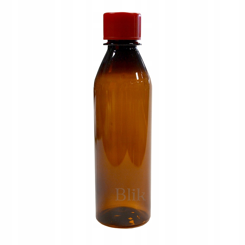 Butelka brązowa PET 250 ml - pusta - 5 SZTUK