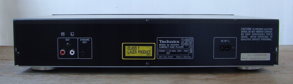 Купить Плеер Technics SL-PG340A: отзывы, фото, характеристики в интерне-магазине Aredi.ru