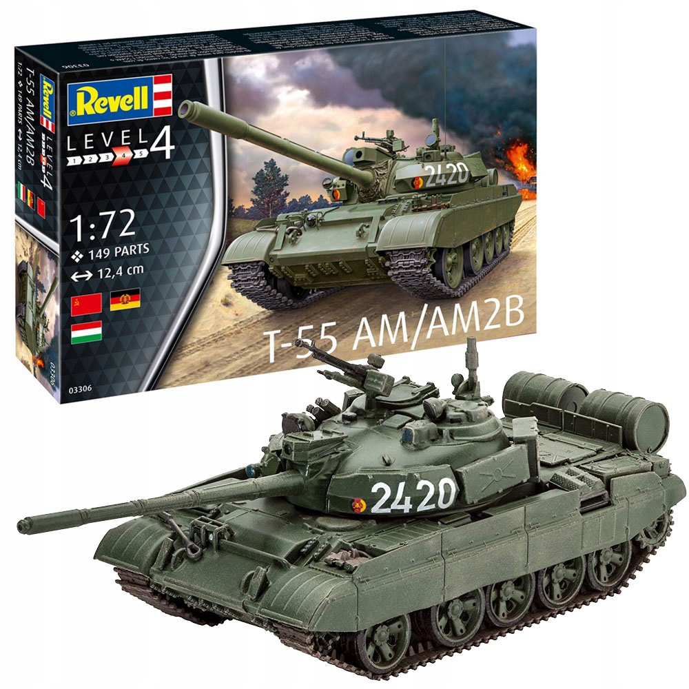 Купить Модель советского танка Т-55 Revell в масштабе 1:72 RV0018.: отзывы, фото, характеристики в интерне-магазине Aredi.ru