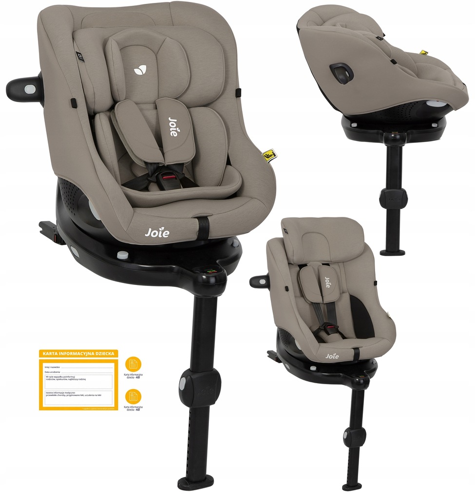 FOTELIK SAMOCHODOWY JOIE I-PIVOT I-SIZE 360 od 40 - 105 cm kol. OAK