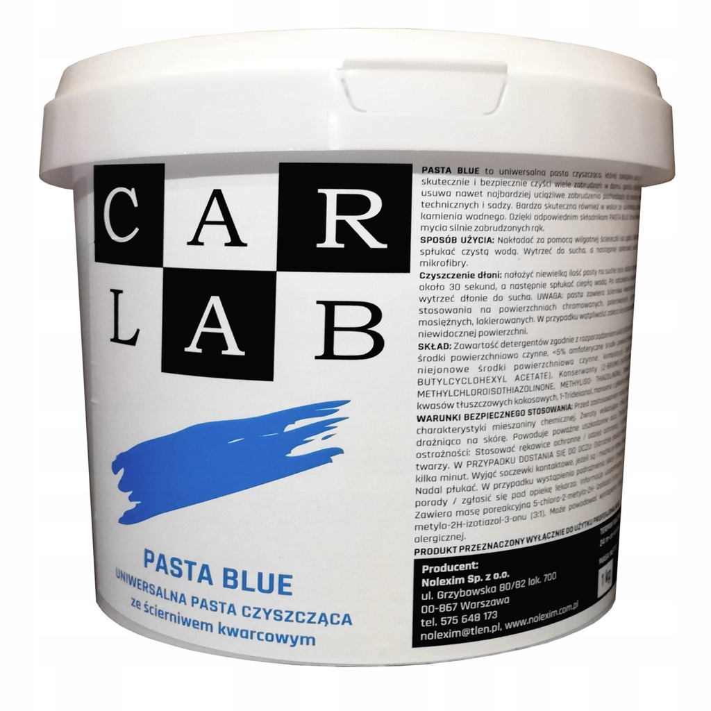 CARLAB PASTA BLUE 10KG pasta do mycia rąk