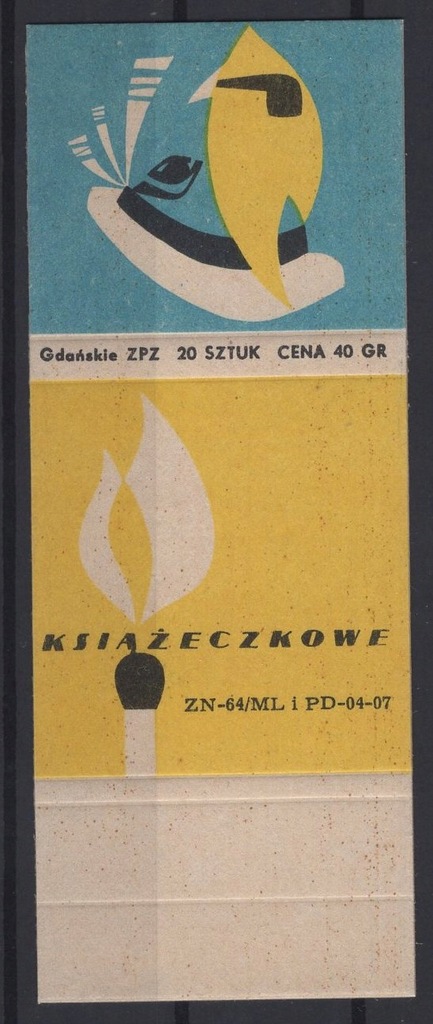 ETYKIETY ZAPAŁCZANE, PRL ZESTAW - KSIĄŻECZKOWE