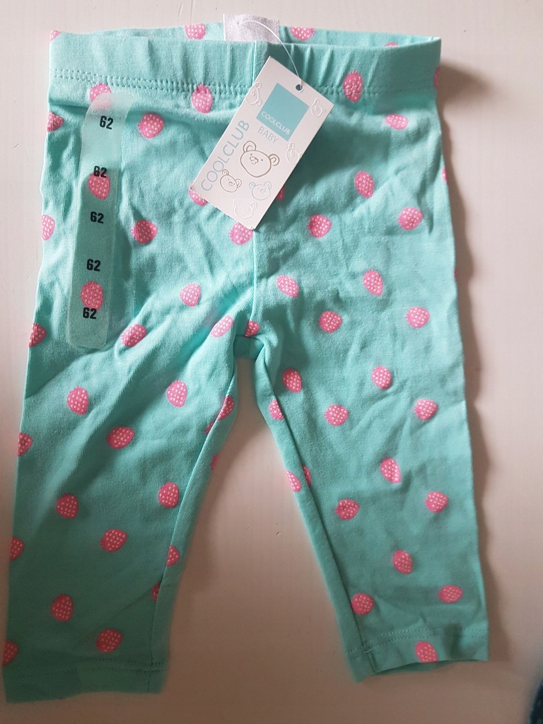 Nowe krótkie spodenki legginsy Cool Club r. 62