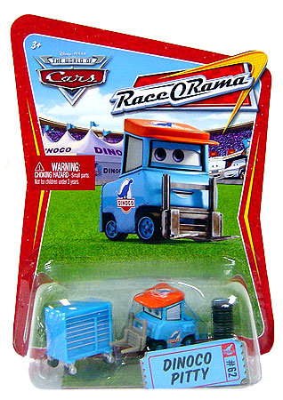 Auta Cars 62 Łukasz Widłak Wózek King Dinoco Pitty