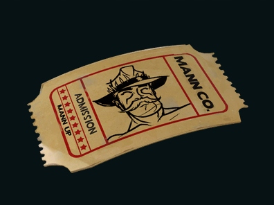 BILET SŁUŻBY WOJSKOWEJ TEAM FORTRESS 2 TF2 TICKET