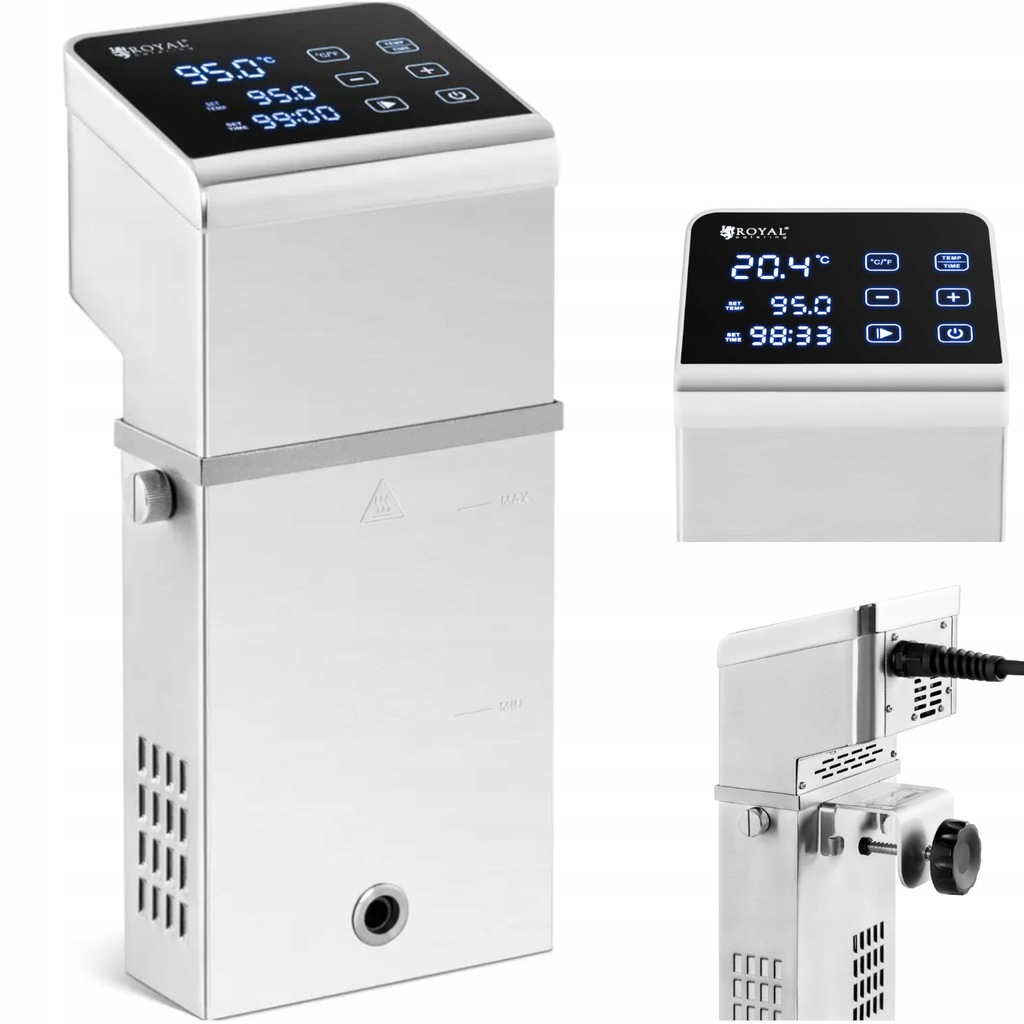 Cyrkulator do gotowania sous-vide 80 l 2300 Wa