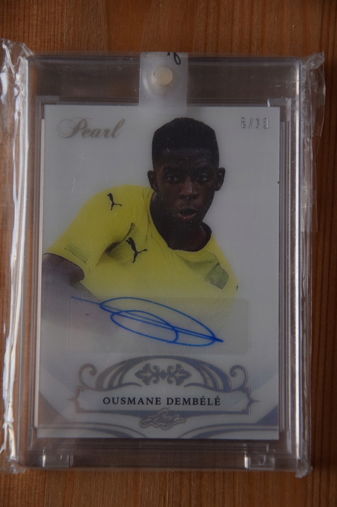 Ousmane Dembele- Leaf Perl 2018.5/10. Autograf