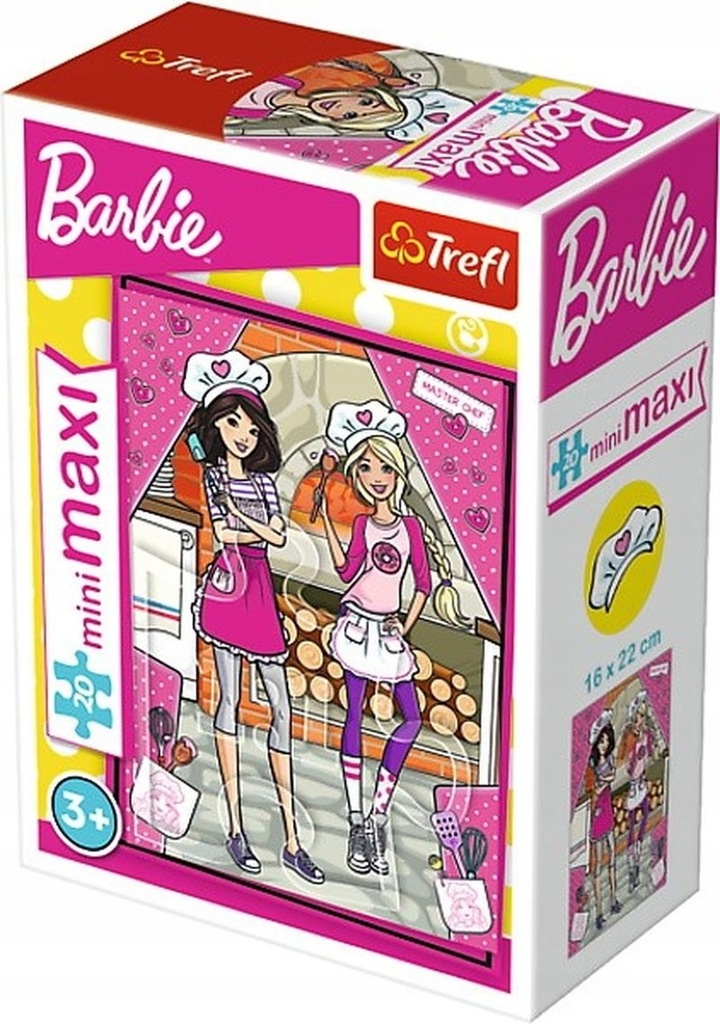 Puzzle miniMaxi 20el. Barbie kucharka 21062