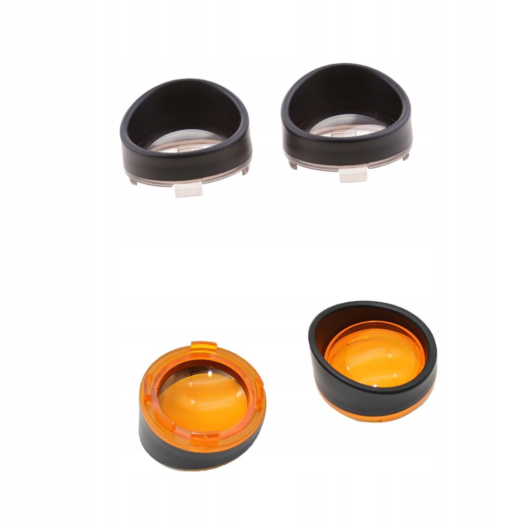 Czarny zestaw osłon kierunkowskazów osłony