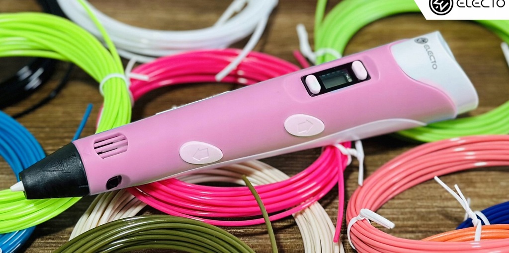 Długopis 3D ELECTO DŁUGOPIS 3D PINK RÓŻOWY DRUKARKA DLA DZIECI