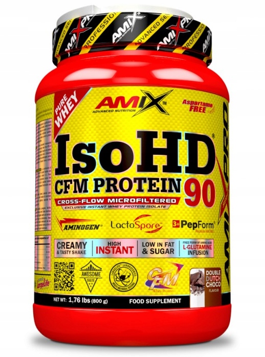 AMIX IsoHD 90 CFM Protein 800g biała czekolada