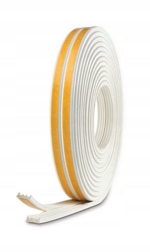 Uszczelka gumowa PARKSIDE profil W 2x 5 m Biała