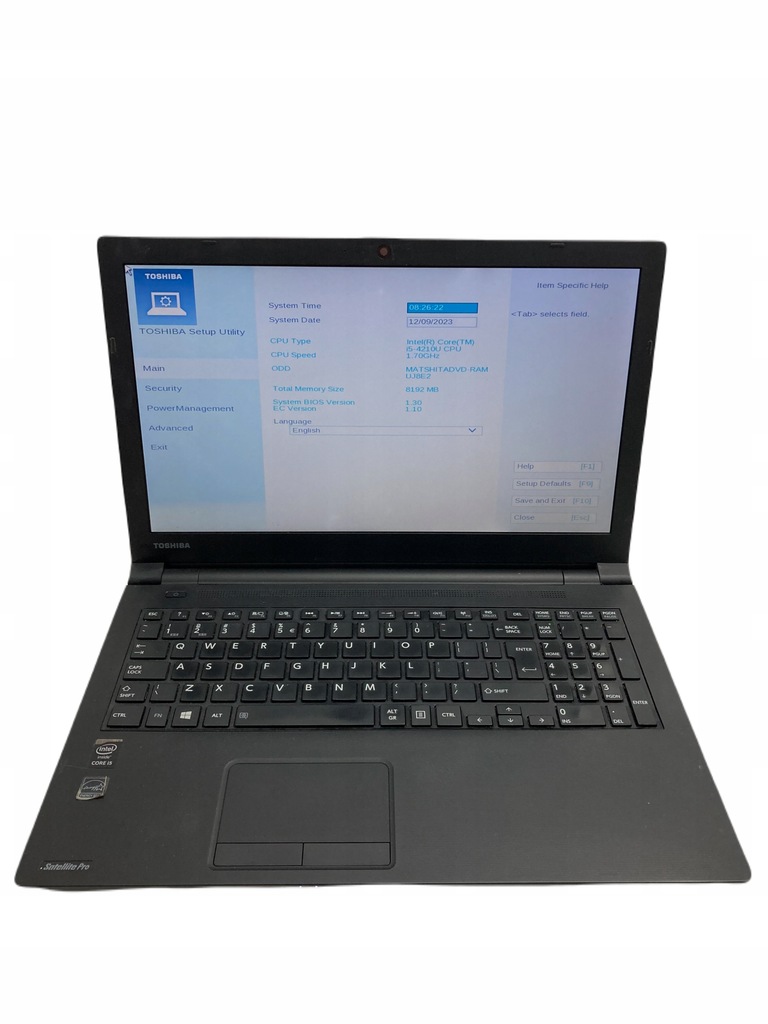 Laptop TOSHIBA SATELLITE PRO R50-B-119 15,6 " i5 8 GB Y70